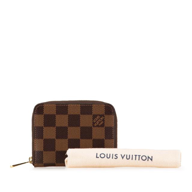 ルイ ヴィトン ダミエ ジッピー コイン パース コインケース 小銭入れ N63070 ブラウン PVC レディース LOUIS VUITTON 【中古】_6