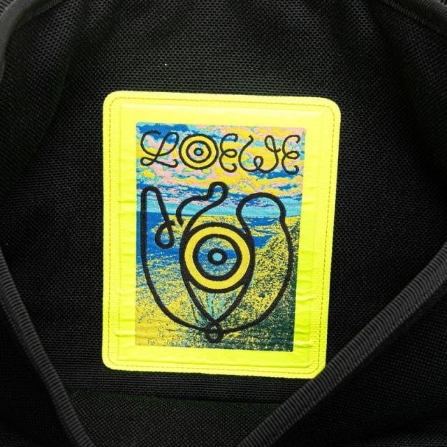 ロエベ アイシリーズ  EYE ショルダーバッグ メッセンジャーバッグ グレー ブラック ブラウン キャンバス レザー LOEWE 【中古】の通販は