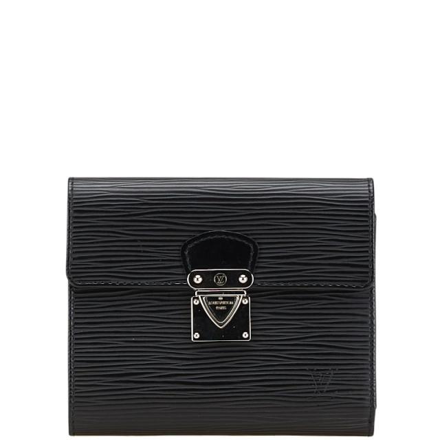 ルイヴィトン M58012 エピ ポルトフォイユコアラ 三つ折り 財布 ブラック