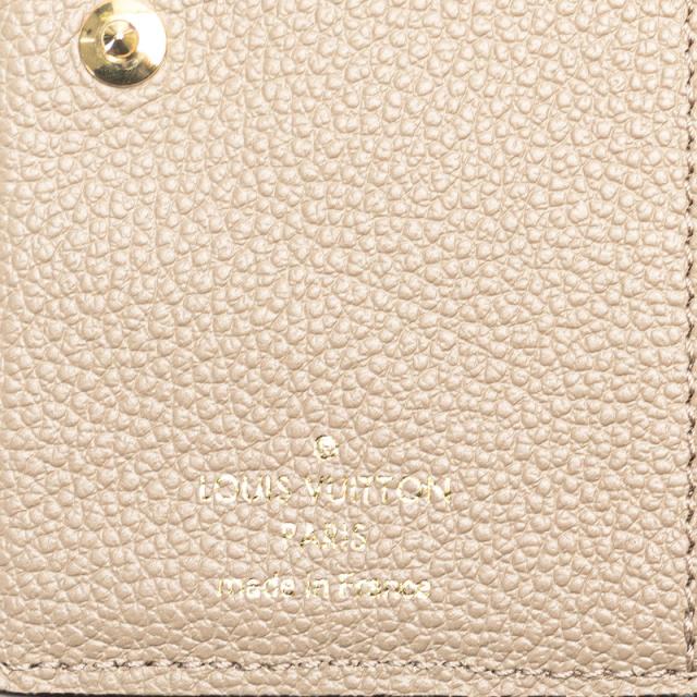 ルイ ヴィトン モノグラム アンプラント ポルトフォイユ クレア 二つ折り財布 M80152 トゥルトレール ベージュ LOUIS VUITTON 【中古】_5