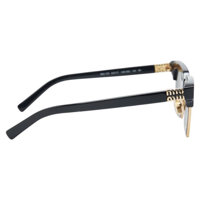 ミュウミュウ サングラス SMU10Z 1AB5S0 ブラック プラスチック レディース MIUMIU 【中古】の通販は