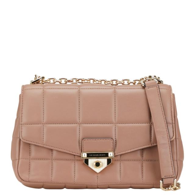 マイケルコース チェーン ショルダーバッグ 30H0G1SL1T ベージュ レザー レディース Michael Kors 【中古】