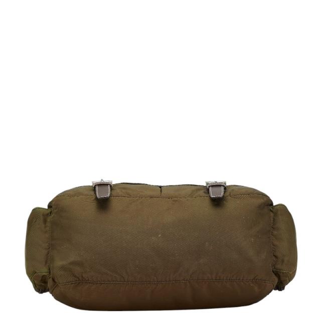 PRADA ショルダーバッグ　カーキ　三角プレート PRADA プラダ テスートナイロン ショルダーバッグ カーキ 三角ロゴ