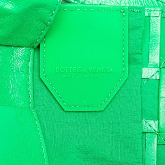 ボッテガヴェネタ マキシイントレチャート クロスボディ バッグ スモール カセット 717587 VCQ71 パラキート BOTTEGAVENETA 【中古】_4