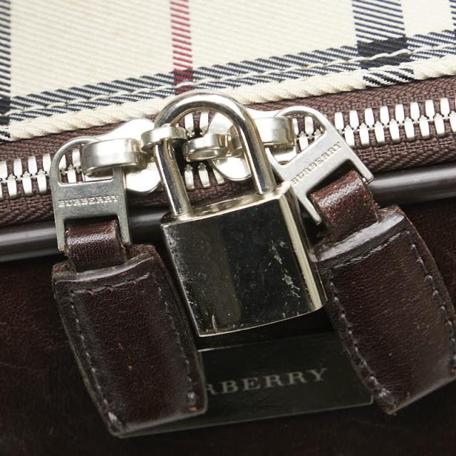 バーバリー ノバチェック ビジネスバッグ ブリーフケース ベージュ