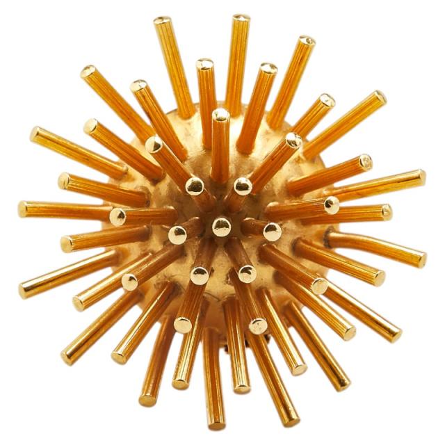 エルメス ブローチ ゴールド メッキ レディース HERMES 【中古】