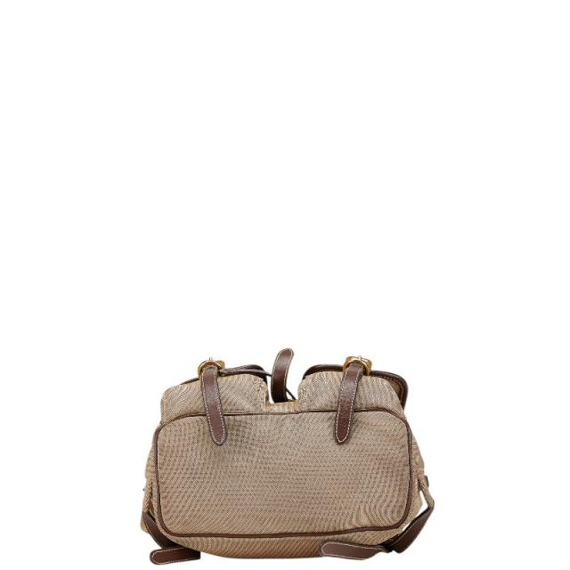 PRADA ロゴジャガード ベージュ バックパック