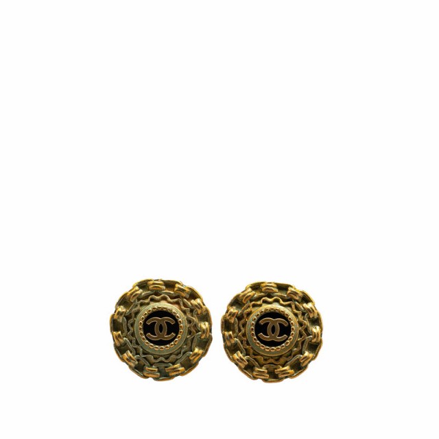 シャネル ヴィンテージ ココマーク チェーン イヤリング ゴールド メッキ レディース CHANEL 【中古】の通販は