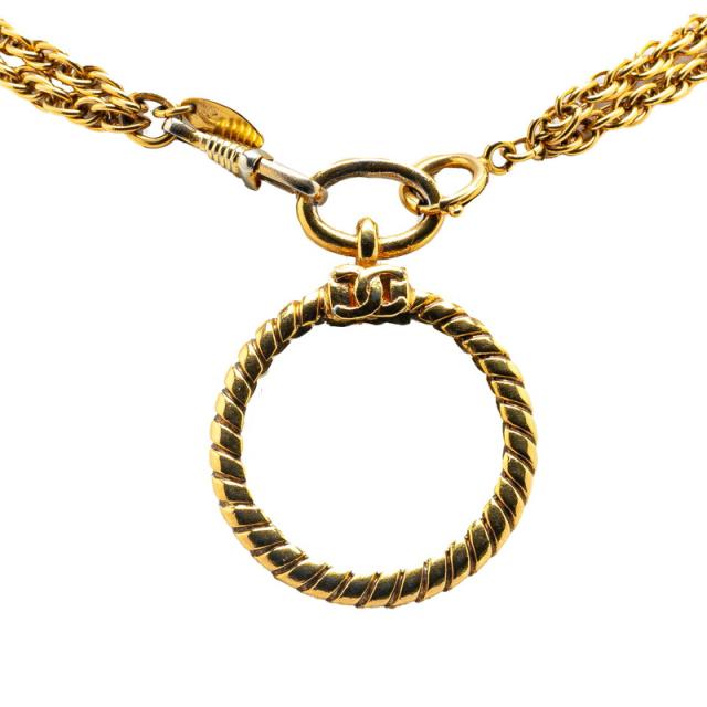 ◇CHANEL シャネル◇ココマーク ルーペネックレス ゴールド金具 ◇CHANEL シャネル◇ココマーク ルーペネックレス ゴールド金具