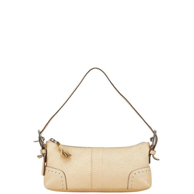 コーチ ミニショルダーバッグ ハンドバッグ 5052 アイボリー ホワイト レザー レディース COACH 【中古】の通販は