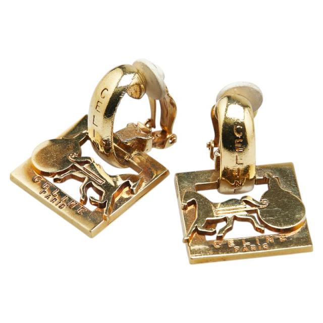 セリーヌ 馬車 イヤリング ゴールド メッキ レディース CELINE 【中古】の通販は 12,264円