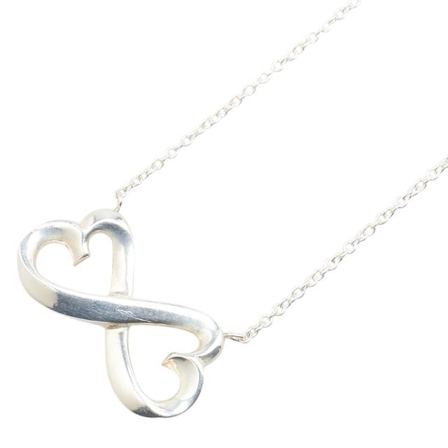 ティファニー ダブルラビングハート ネックレス シルバー SV925 シルバー レディース TIFFANY&Co. 【中古】の通販は