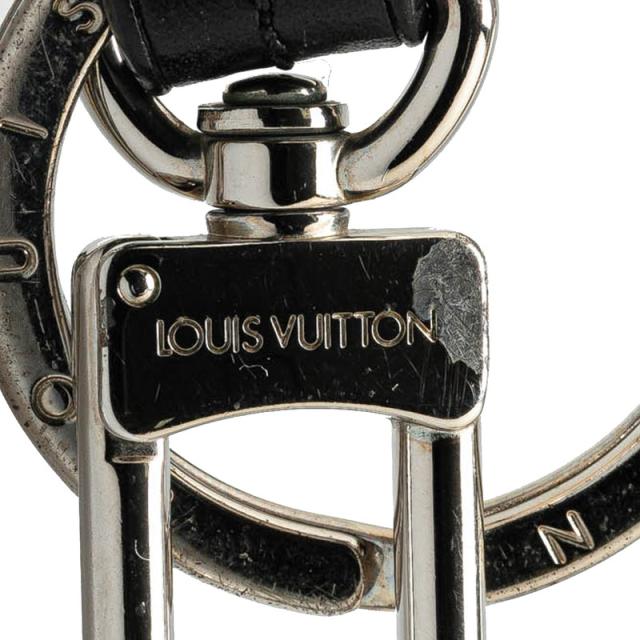 美品✨ルイヴィトン LV クロッシュ クレ キーホルダー M68020 ブラック