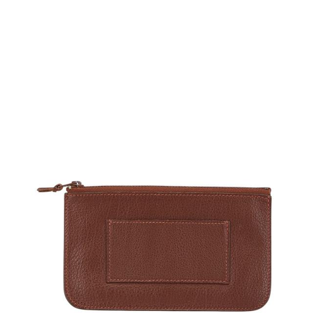 エルメス ドゴン付属 コインケース ポーチ ブラウン レザー レディース HERMES 【中古】の通販は 18,600円