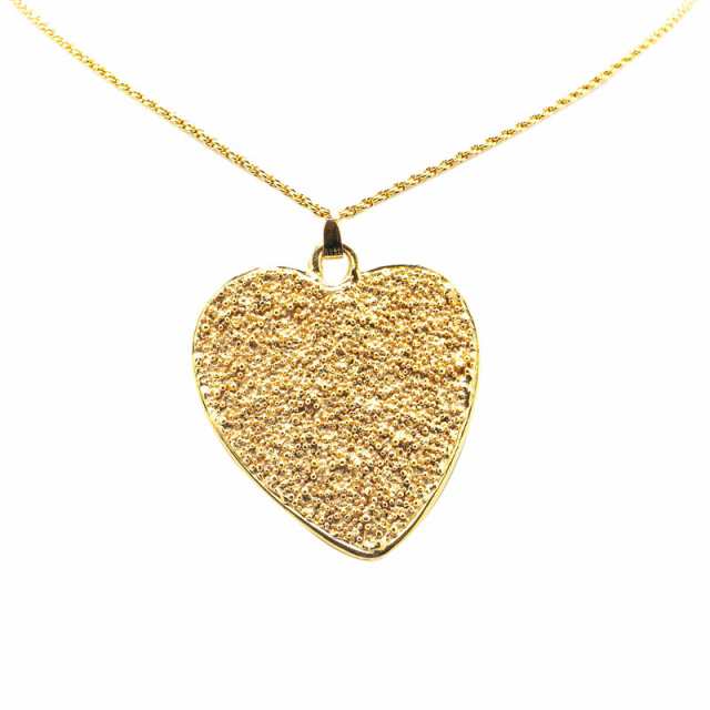 サンローラン ハート モチーフ ネックレス ゴールド メッキ レディース SAINT LAURENT 【中古】の通販は
