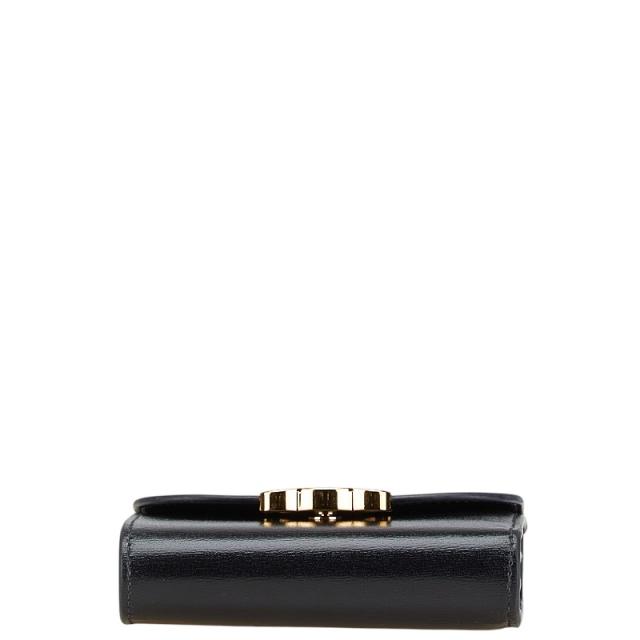 セリーヌ トリオンフ 三つ折り財布 スモールウォレット ブラック