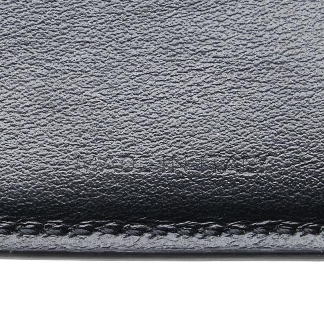 セリーヌ トリオンフ 三つ折り財布 スモールウォレット ブラック シャイニーカーフスキン レディース CELINE 【中古】