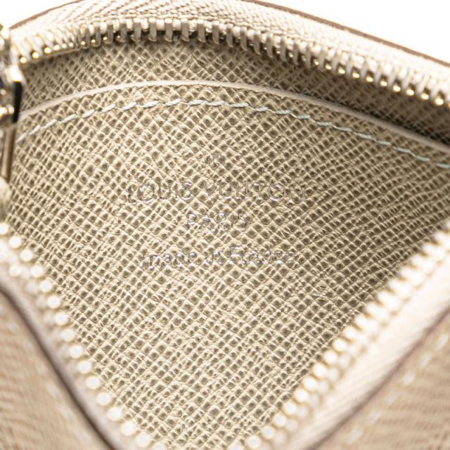 ルイ ヴィトン タイガ ポシェット クレ コインケース M32604 ベージュ レザー レディース LOUIS VUITTON 【中古】_8