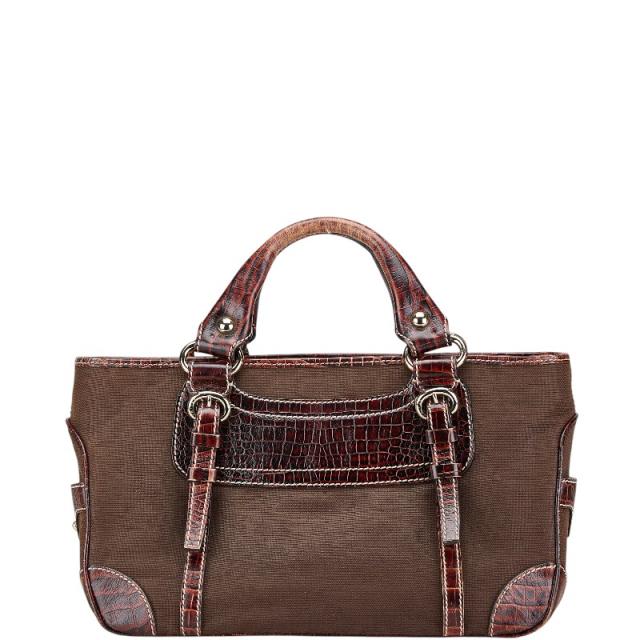 セリーヌ ハンドバッグ ブギーバッグ レザー ブラウン ブラウン 普段