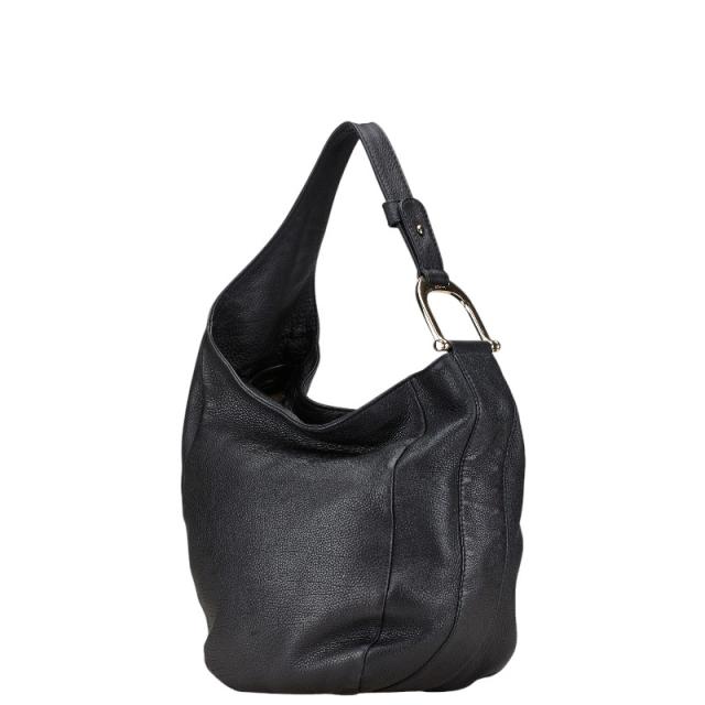 グッチ グリニッジ ワンショルダーバッグ 257050 ブラック レザー レディース GUCCI 【中古】