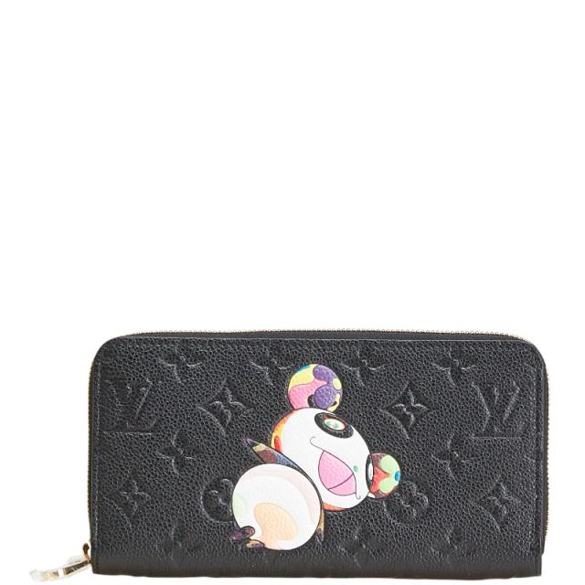 ルイ ヴィトン ×村上隆 モノグラム アンプラント ジッピーウォレット 長財布 M14160 ブラック マルチカラー LOUIS VUITTON 【中古】の通販は