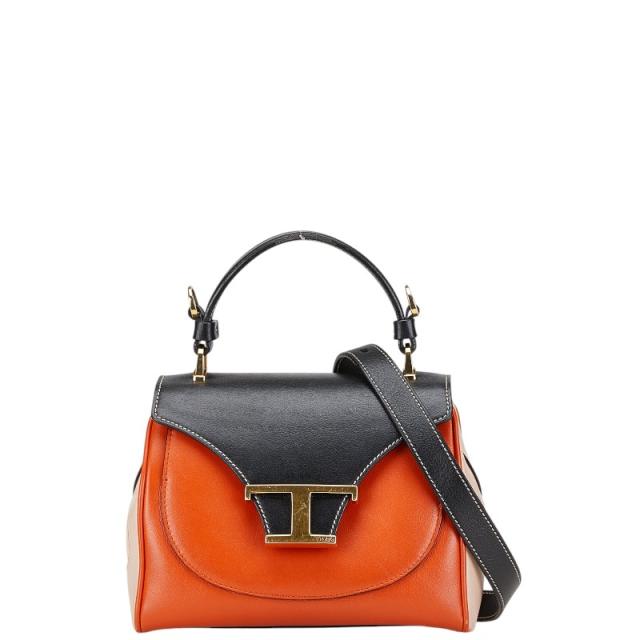 定価20万円↑極美品 トッズ タイムレス 2WAYショルダーバッグ Tロゴ トッズ T タイムレス ハンドバッグ ショルダーバッグ 2WAY