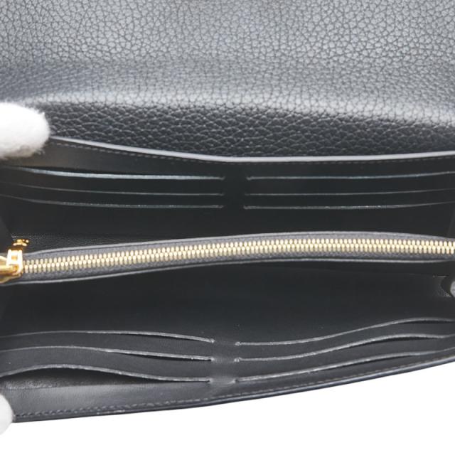 美品 ルイヴィトン ポルトフォイユ カプシーヌ フラワー ブラック 財布