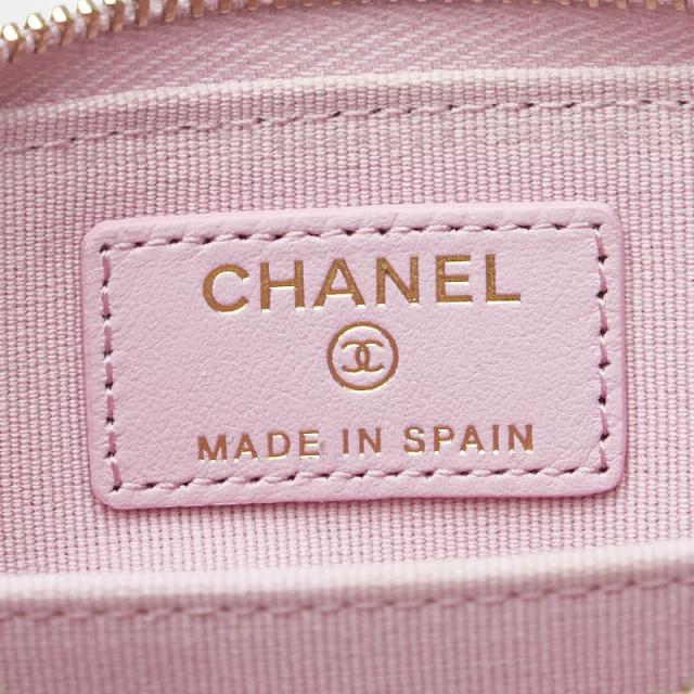 シャネル マトラッセ シャネル19 ココマーク コインケース AP2701 ピンク ラムスキン レディース CHANEL 【中古】_6