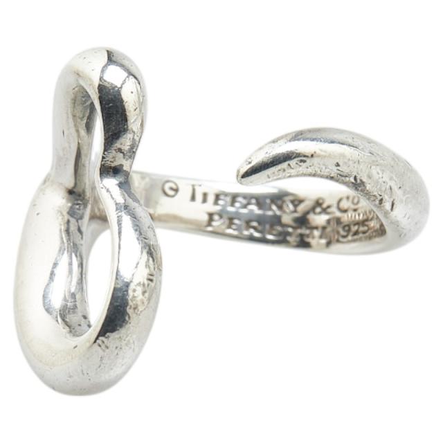 ティファニー/SV925 オープンハートリング/エルサ・ペレッティ/12号/新品仕上げ済み(7061) 美品 ティファニー エルサペレッティ オープンハート リング 約7号
