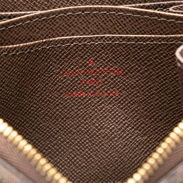 ルイ ヴィトン ダミエ ジッピー コインパース コインケース N63070 ブラウン PVC レザー レディース LOUIS VUITTON 【中古】_6