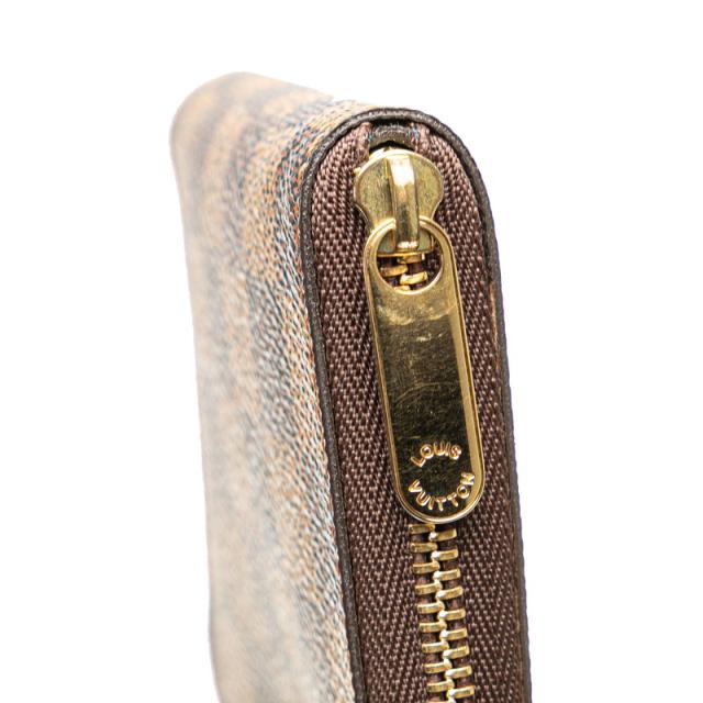 ルイ ヴィトン ダミエ ジッピー コインパース コインケース N63070 ブラウン PVC レザー レディース LOUIS VUITTON 【中古】_4