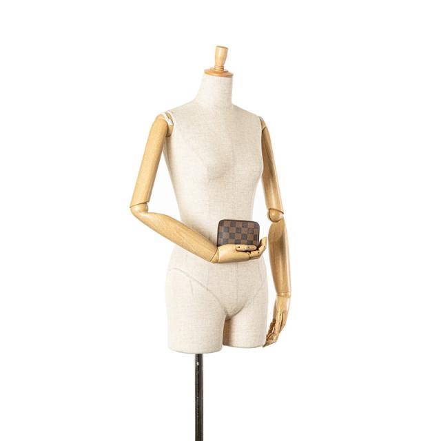 ルイ ヴィトン ダミエ ジッピー コインパース コインケース N63070 ブラウン PVC レザー レディース LOUIS VUITTON 【中古】_9