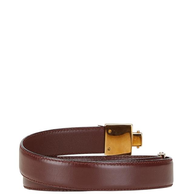 グッチ ロゴ ベルト サイズ：70/30 036 2092 1006 0 ワインレッド