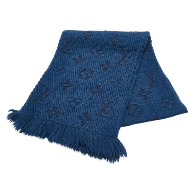 Louis Vuitton ルイヴィトン マフラー ネイビー（ルイヴィトン