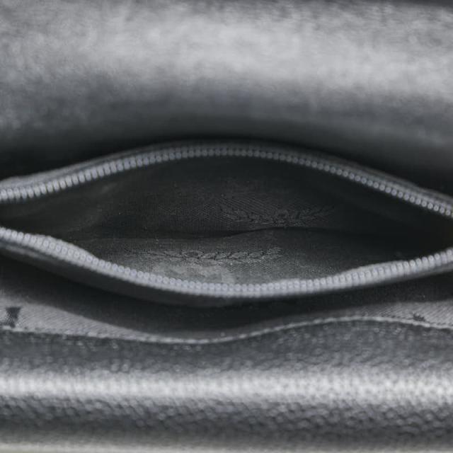 エム シー エム ロゴ金具 三つ折り財布 レザー レディース MCM 【228-95421】 エム シー エム ロゴ金具 三つ折り財布 ブラック レザー レディース