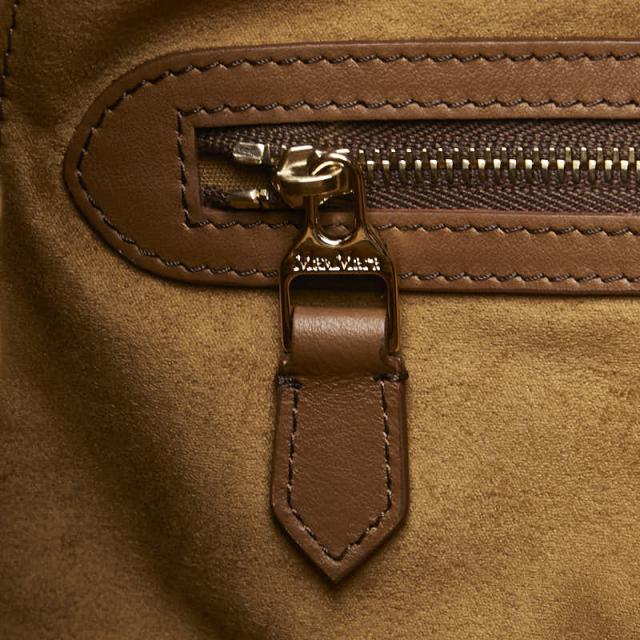 マックスマーラ マリン テディベア ショッピングバッグ ハンドバッグ ショルダーバッグ 2WAY ブラウン ファー レザー MAX MARA 【中古】_7