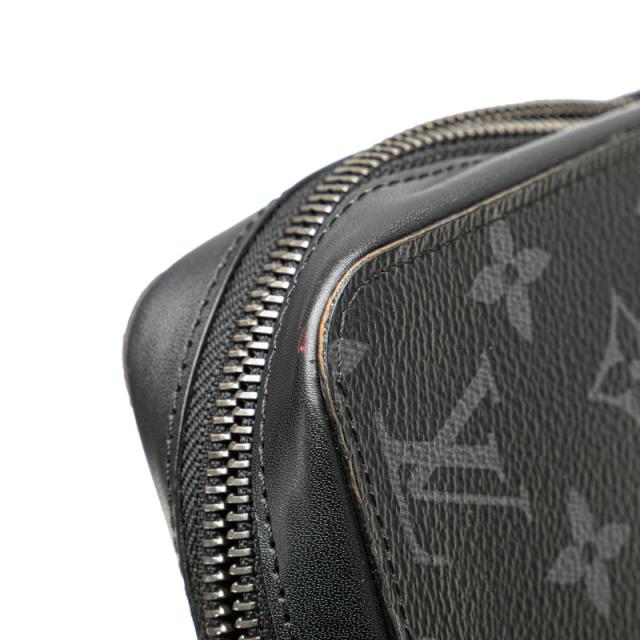 ルイ ヴィトン モノグラム エクリプス ジッピー XL ラウンドファスナー 長財布 M61698 ブラック PVC レザー LOUIS VUITTON 【中古】_4