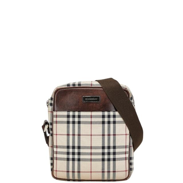 美品 Burberrys バーバリー ショルダーバッグ　ブラウン ノバチェック バーバリー ショルダーバッグ ノバチェック ブラウンチェック