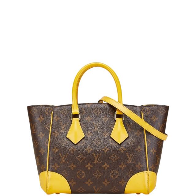 ルイ ヴィトン モノグラム フェニックスPM ハンドバッグ ショルダーバッグ 2WAY M41536 ジョンキーユ イエロー LOUIS VUITTON 【中古】