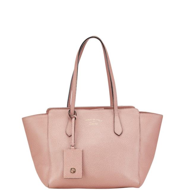 GUCCI グッチ スウィングレザー トートバッグ レザー バイカラーA4収納 GUCCI グッチ スウィングレザー トートバッグ レザー バイカラー