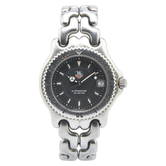 タグホイヤー セル プロフェッショナル20 腕時計 WG1113-0 クオーツ グレー文字盤 ステンレススチール メンズ TAG HEUER 【中古】_1