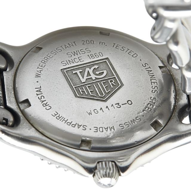 タグホイヤー セル プロフェッショナル20 腕時計 WG1113-0 クオーツ グレー文字盤 ステンレススチール メンズ TAG HEUER 【中古】_4
