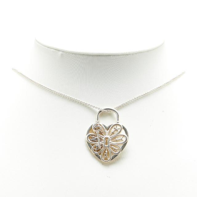 ティファニー フィリグリーハート&キー ネックレス SV925 ティファニー フィリグリーハート&キー ネックレス SV925