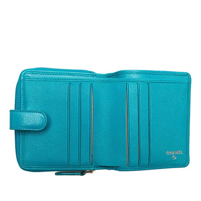 CHANEL シャネル カメリア 二つ折り財布 ココマーク コンパクト CHANEL（シャネル） カメリア コンパクト ウォレット 二つ折り 財布