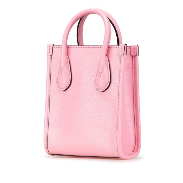 グッチ × ばなにゃ ミニハンドバッグ ショルダーバッグ 2WAY 671623 ピンク マルチカラー レザー レディース GUCCI 【中古】_1