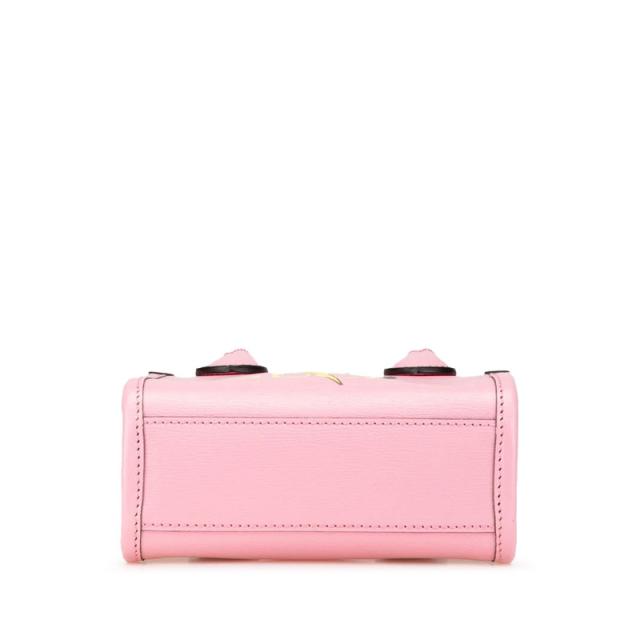 グッチ × ばなにゃ ミニハンドバッグ ショルダーバッグ 2WAY 671623 ピンク マルチカラー レザー レディース GUCCI 【中古】_2