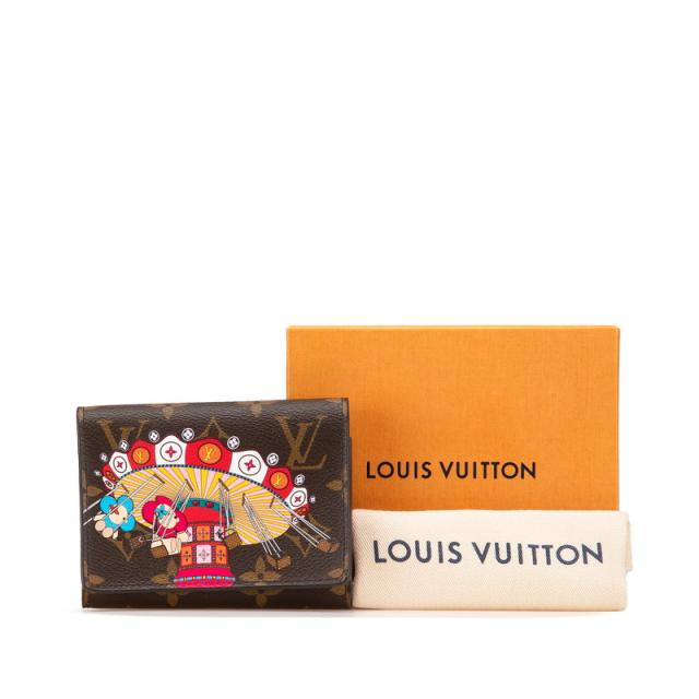 LOUIS VUITTON 三つ折り財布 ブラック/オレンジ LOUIS VUITTON 三つ折り財布 ブラック/オレンジ Louis Vuitton 三