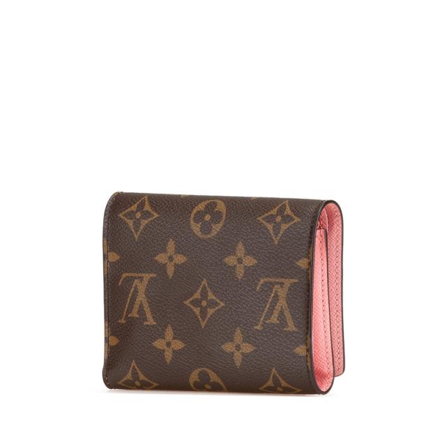 ルイ ヴィトン モノグラム ポルトフォイユ ヴィクトリーヌ ヴィヴィエンヌ 三つ折り財布 M69754 ブラウン LOUIS VUITTON 【中古】_1