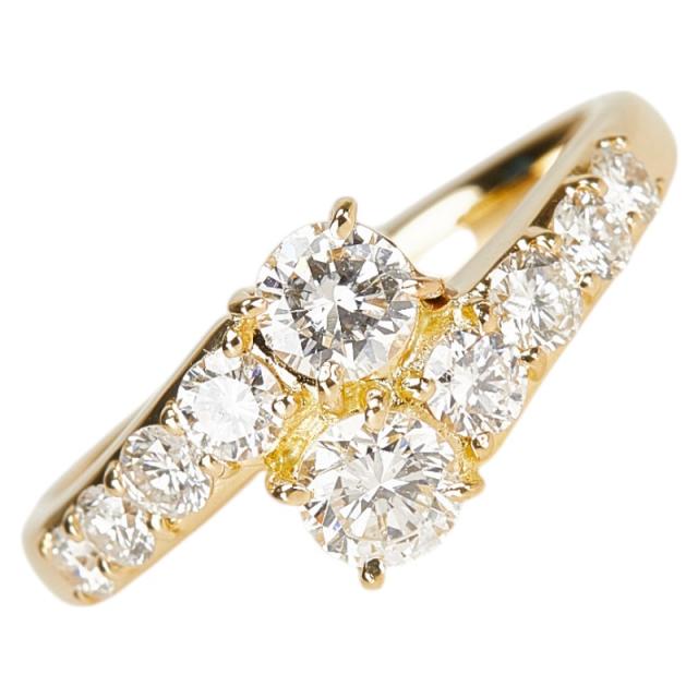 K18YG イエローゴールド ダイヤ1.00ct リング 指輪 レディース K18YG イエローゴールド ダイヤ1.00ct リング 指輪 レディース