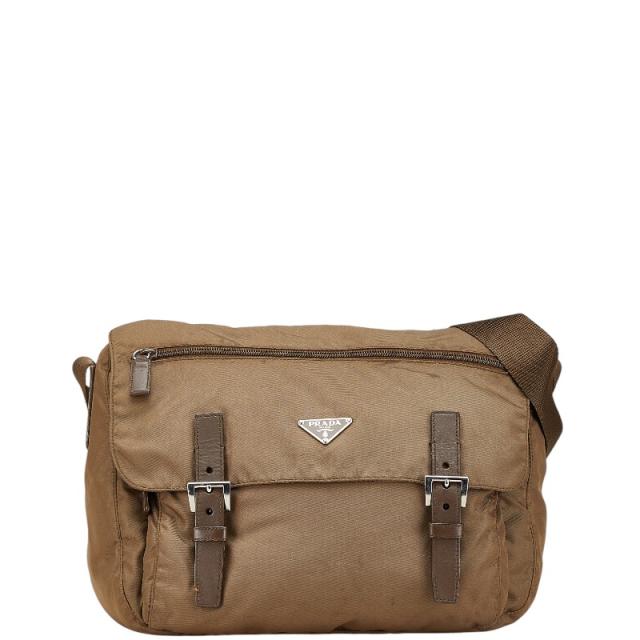 PRADA プラダ ショルダーバッグ メッセンジャーバッグ 三角プレート